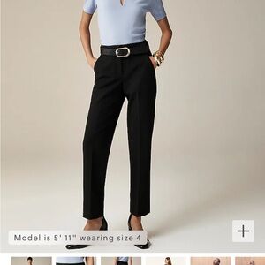 J.Crew Kate Straight-leg Pant in Bi-stretch Cotton